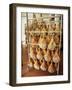 Parma Hams on Curing Racks, Near Pavullo, Emilia-Romagna, Italy-Ian Griffiths-Framed Photographic Print