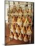 Parma Hams on Curing Racks, Near Pavullo, Emilia-Romagna, Italy-Ian Griffiths-Mounted Photographic Print