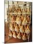 Parma Hams on Curing Racks, Near Pavullo, Emilia-Romagna, Italy-Ian Griffiths-Mounted Photographic Print