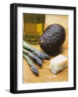 Parmesan, Green Asparagus, Avocado and Olive Oil-V?ronique Leplat-Framed Photographic Print