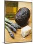 Parmesan, Green Asparagus, Avocado and Olive Oil-V?ronique Leplat-Mounted Photographic Print