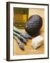 Parmesan, Green Asparagus, Avocado and Olive Oil-V?ronique Leplat-Framed Photographic Print