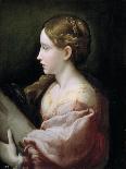 Standing Figure of a Girl with Bulky Draperies-Parmigianino-Giclee Print