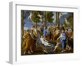 Parnassus, 1630-1631-Nicolas Poussin-Framed Giclee Print