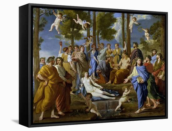 Parnassus, 1630-1631-Nicolas Poussin-Framed Stretched Canvas