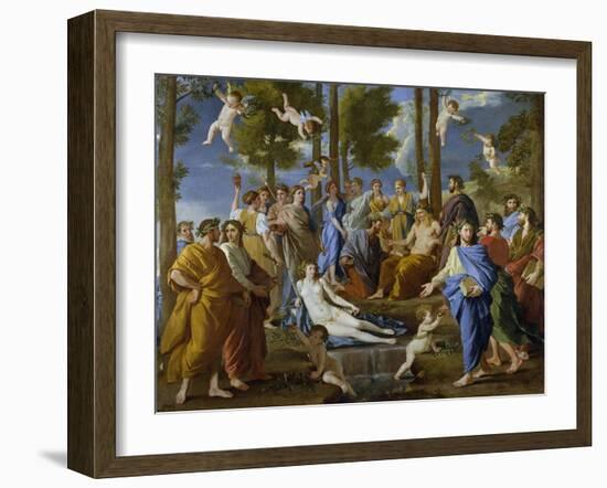 Parnassus, 1631-Nicolas Poussin-Framed Giclee Print