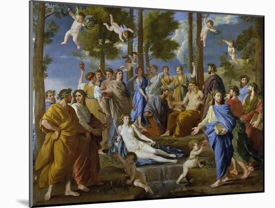 Parnassus, 1631-Nicolas Poussin-Mounted Giclee Print