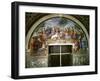 Parnassus, from the Stanza Della Segnatura, 1510-11 (Fresco) (See also 16879)-Raphael-Framed Giclee Print