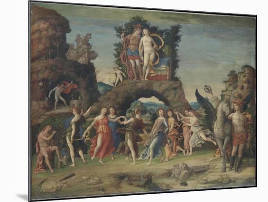 Parnassus (Mars and Venu), C. 1497-Andrea Mantegna-Mounted Giclee Print