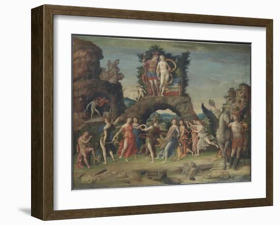 Parnassus (Mars and Venu), C. 1497-Andrea Mantegna-Framed Giclee Print