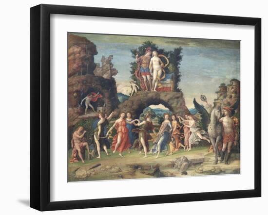 Parnassus (Mars and Venus)-Andrea Mantegna-Framed Giclee Print