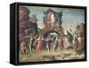 Parnassus (Mars and Venus)-Andrea Mantegna-Framed Stretched Canvas