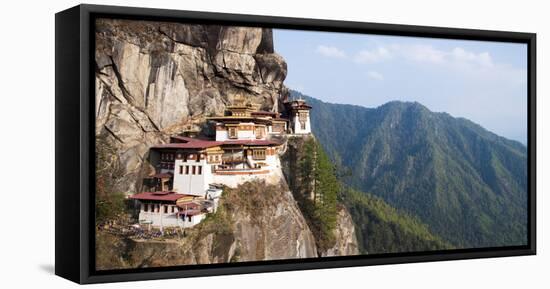 Paro Taktsang (Tigers Nest Monastery), Paro District, Bhutan, Himalayas, Asia-Jordan Banks-Framed Stretched Canvas