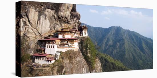 Paro Taktsang (Tigers Nest Monastery), Paro District, Bhutan, Himalayas, Asia-Jordan Banks-Stretched Canvas