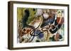 Parody of the Blue Knight-Auguste Macke-Framed Art Print