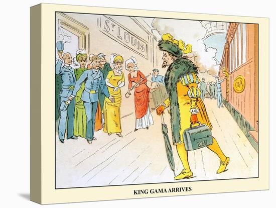 Parody On Princess Ida (Illustration 1); King Gama Arrives In St. Louis-Gilbert & Sullivan-Stretched Canvas