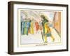 Parody On Princess Ida (Illustration 1); King Gama Arrives In St. Louis-Gilbert & Sullivan-Framed Art Print