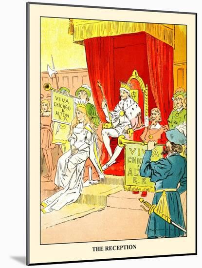 Parody On Princess Ida; Kingon Throne, Viva Chicago-Gilbert & Sullivan-Mounted Art Print