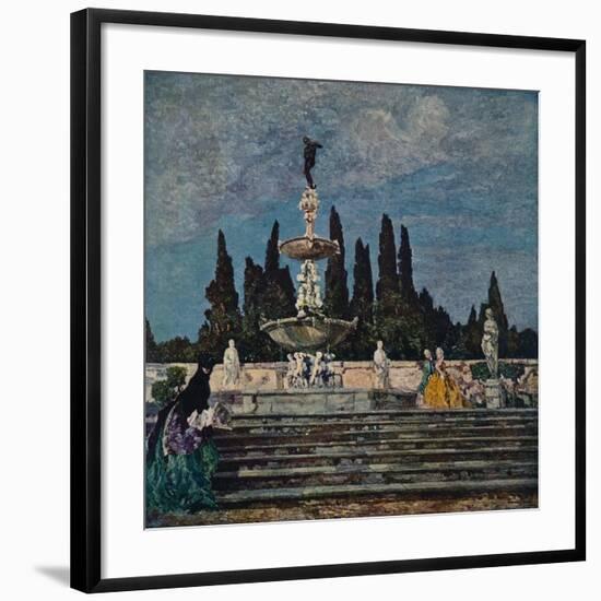 'Parole Antiche', 1910-Emma Ciardi-Framed Giclee Print