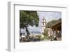 Paroquia de San Francisco de Assisi church and town square, Valle de Bravo, Mexico, North America-Peter Groenendijk-Framed Photographic Print