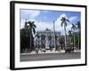 Parque Central and Hotel Inglaterra, Havana, Cuba, West Indies, Central America-John Harden-Framed Photographic Print