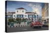 Parque Cespedes (Main City Square) Looking Towards the Town Hall and Governor's House-Jane Sweeney-Stretched Canvas