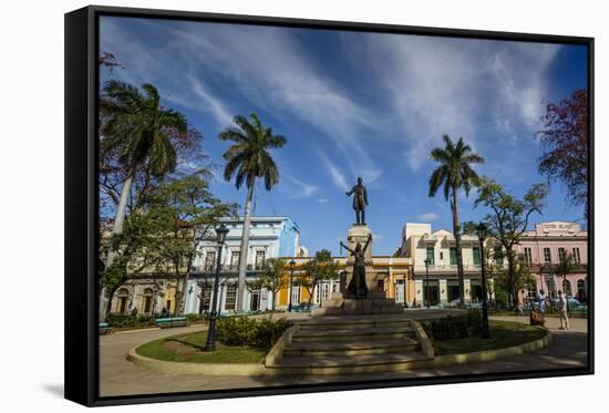 Parque Libertad, Matanzas, Cuba, West Indies, Caribbean, Central America-Yadid Levy-Framed Stretched Canvas