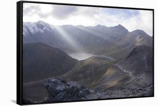 Parque Nevada de Toluca and the volcano de Toluca, Mexico, North America-Peter Groenendijk-Framed Stretched Canvas