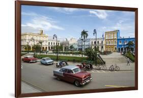 Parque Serafin Sanchez Square, Sancti Spiritus, Cuba, West Indies, Caribbean, Central America-Yadid Levy-Framed Photographic Print