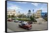 Parque Serafin Sanchez Square, Sancti Spiritus, Cuba, West Indies, Caribbean, Central America-Yadid Levy-Framed Stretched Canvas