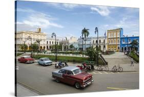Parque Serafin Sanchez Square, Sancti Spiritus, Cuba, West Indies, Caribbean, Central America-Yadid Levy-Stretched Canvas