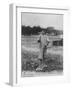 Parqueuse d'Huitres, Oyster Gatherer, of Cap Ferret Near Arcachon in South- West France-null-Framed Photographic Print