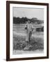 Parqueuse d'Huitres, Oyster Gatherer, of Cap Ferret Near Arcachon in South- West France-null-Framed Photographic Print