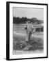 Parqueuse d'Huitres, Oyster Gatherer, of Cap Ferret Near Arcachon in South- West France-null-Framed Photographic Print