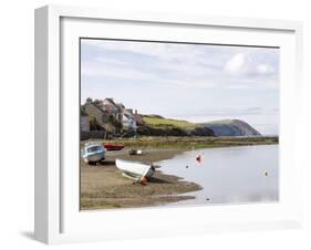 Parrog Beach and the Pembrokeshire Coast Path, Newport, Pembrokeshire, Wales-Sheila Terry-Framed Photographic Print