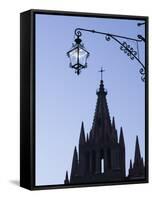 Parroquia de San Miguel Archangel Church, San Miguel de Allende, Guanajuato State, Mexico,-Walter Bibikow-Framed Stretched Canvas