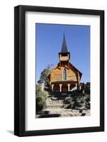 Parroquia San Eduardo, Puerto Panuelo, near Bariloche, Nahuel Huapi National Park, Lake District, A-Stuart Black-Framed Photographic Print