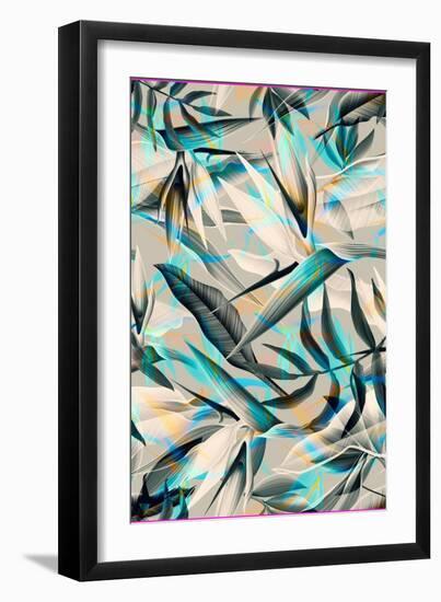 Parrot Flower-The Tropic Vibe-Framed Art Print