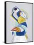 Parrot I-Hasse Jacobsen-Framed Stretched Canvas