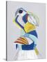 Parrot I-Hasse Jacobsen-Stretched Canvas