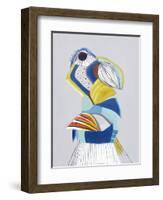 Parrot I-Hasse Jacobsen-Framed Art Print