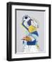 Parrot I-Hasse Jacobsen-Framed Art Print