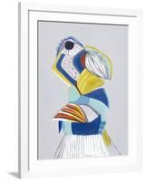 Parrot I-Hasse Jacobsen-Framed Art Print