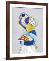 Parrot I-Hasse Jacobsen-Framed Art Print