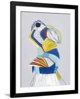 Parrot I-Hasse Jacobsen-Framed Art Print