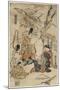 Parrot Komachi of the Floating World, 1711-1716-Okumura Masanobu-Mounted Giclee Print