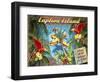 Parrot Palm Clipper-James Mazzotta-Framed Giclee Print