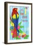 Parrot Party I-Andi Metz-Framed Art Print