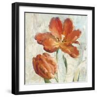 Parrot Tulips II  on Ivory-Danhui Nai-Framed Art Print