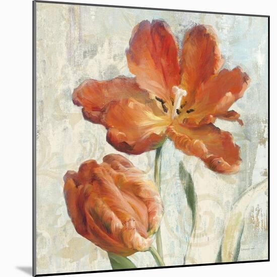 Parrot Tulips II  on Ivory-Danhui Nai-Mounted Art Print